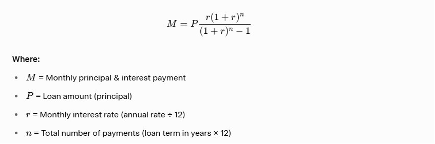 fannie Mae loan calculation formula